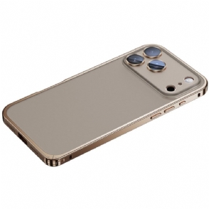 Hoesje iPhone 17 Pro Max Metalen Frame Bescherming Hoesje