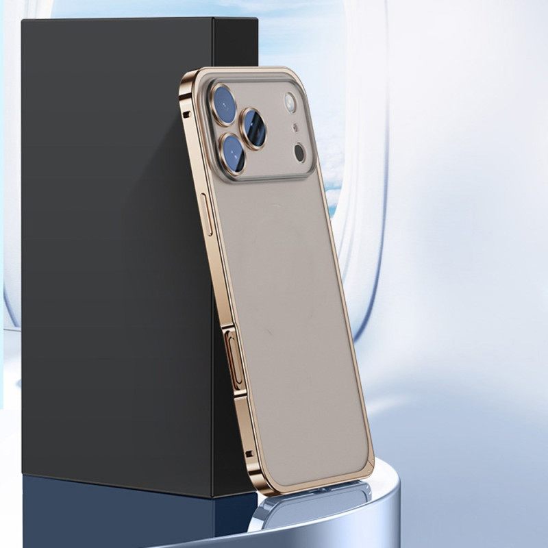 Hoesje iPhone 17 Pro Max Metalen Frame Bescherming Hoesje