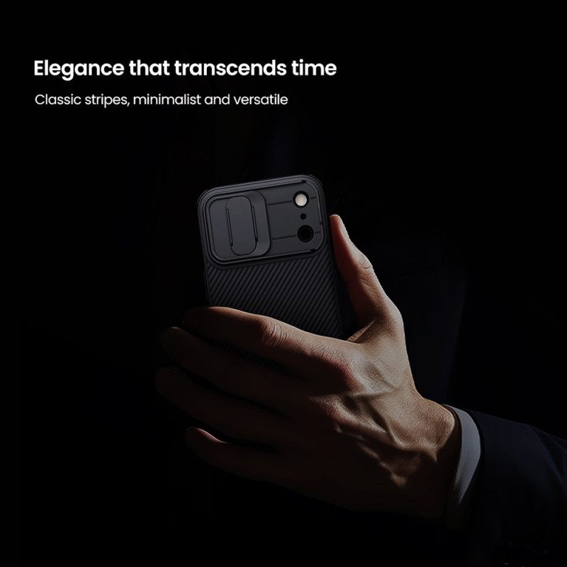 Hoesje iPhone 17 Pro Max Nillkin Camshield Pro-serie Bescherming Hoesje