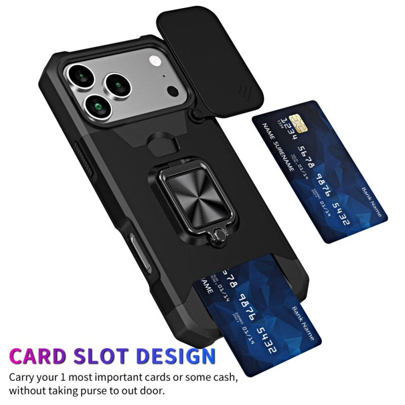Hoesje iPhone 17 Pro Max Robuuste Standaard En Schuifdeksel