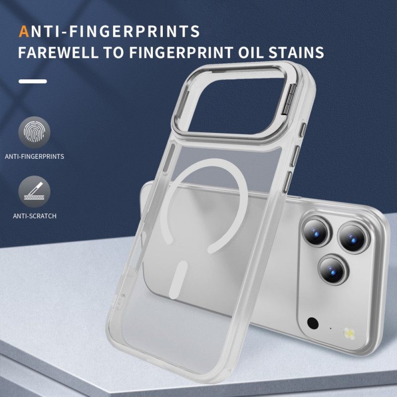 Hoesje Voor iPhone 17 Pro Max Magnetische Houder Met Matte Lens