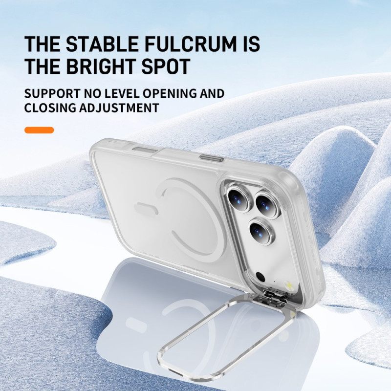 Hoesje Voor iPhone 17 Pro Max Magnetische Houder Met Matte Lens