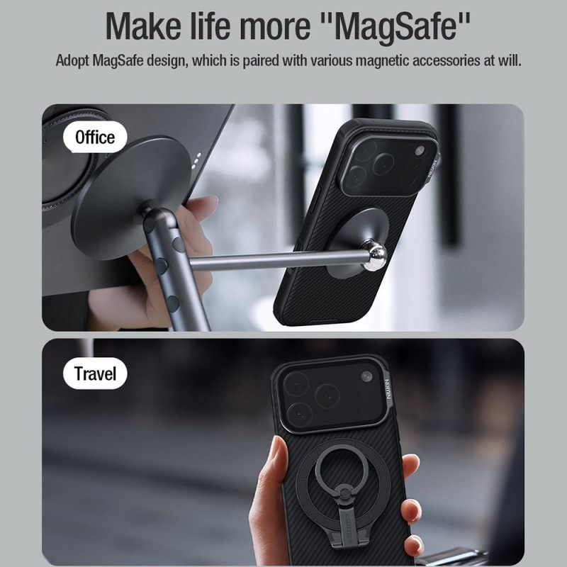 Hoesje Voor iPhone 17 Pro Max Magsafe Camshield Prop Series Nillkin