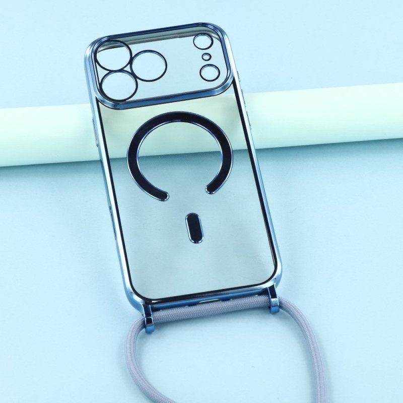Hoesje Voor iPhone 17 Pro Max Magsafe-koord Transparant