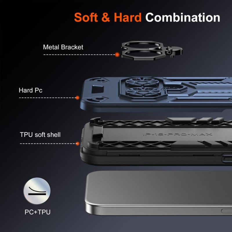 Hoesje Voor iPhone 17 Pro Max Ringhouder En Standaard