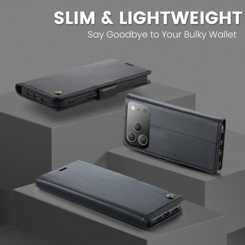 Leren Hoesje Voor iPhone 17 Pro Max Caseme