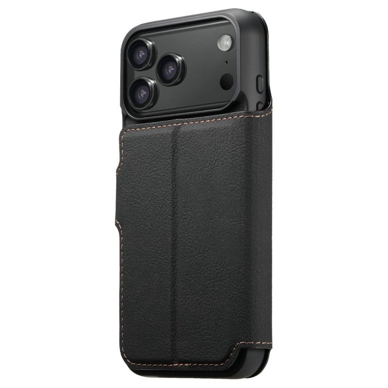 Leren Hoesje Voor iPhone 17 Pro Max Magsafe 2-in-1 Suteni