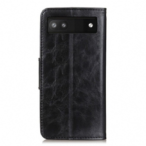 Cover voor Google Pixel 6a Edouard Klassiek Kunstleer