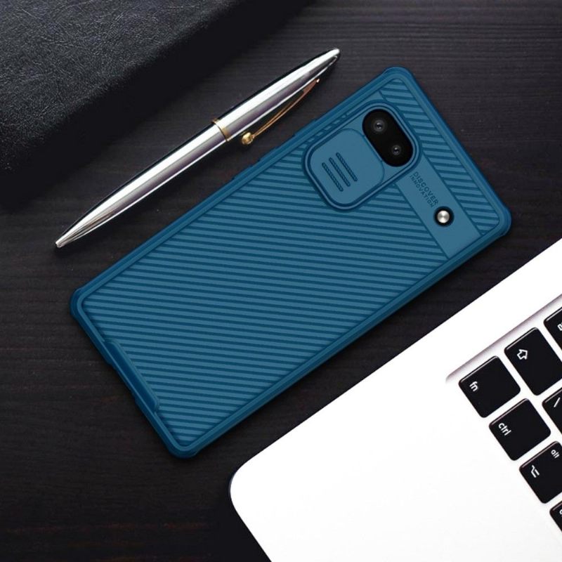 Hoesje voor Google Pixel 6a Camshield Met Achterste Lensdop