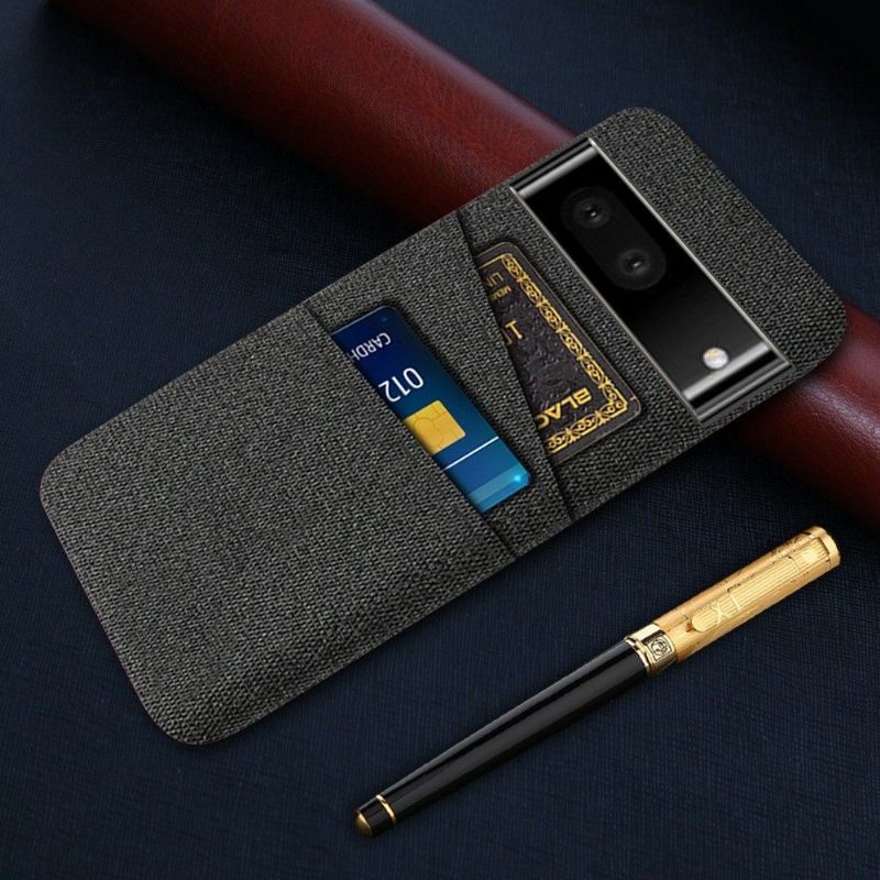 Hoesje voor Google Pixel 6a Stoffen Kaarthouder