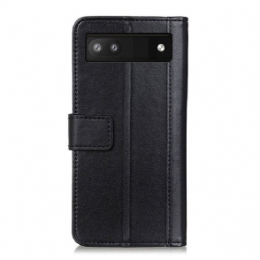Leren Hoesje voor Google Pixel 6a Folio-hoesje Cerena Kunstleer Folio