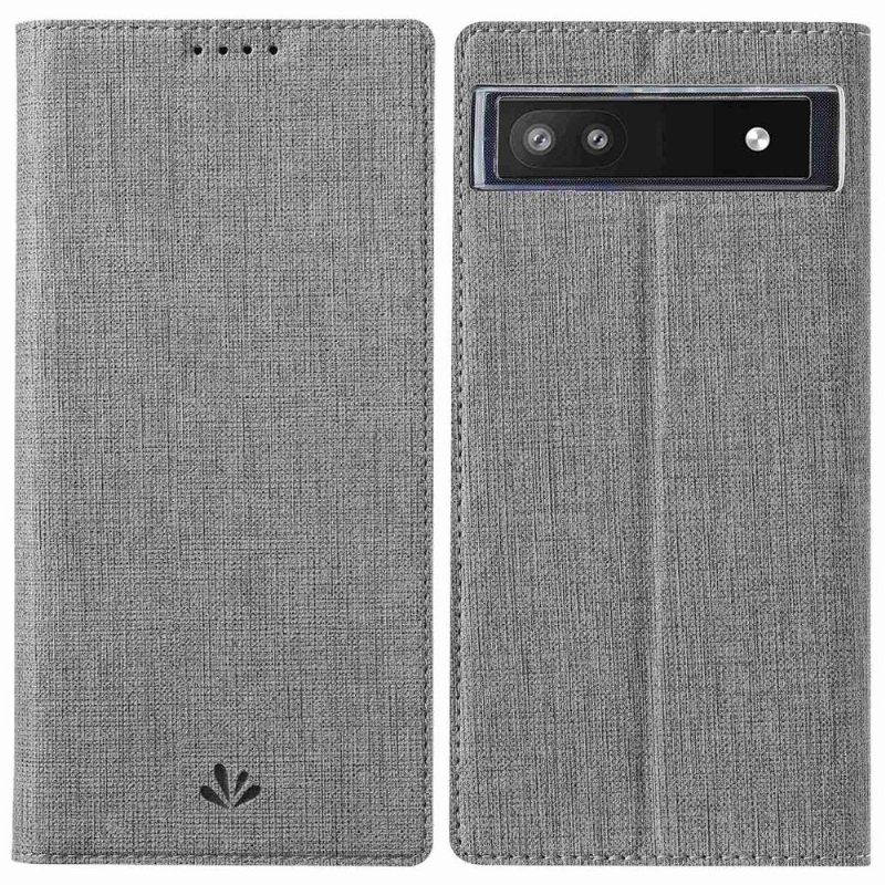 Leren Hoesje voor Google Pixel 6a Ondersteuningsfunctie Voor Beugels