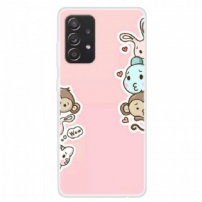 Telefoonhoesje voor Samsung Galaxy A13 Marmer Strippen