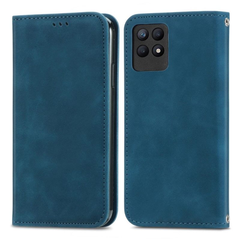 Folio-hoesje voor Realme 8i Anti-fall Zakelijk Retro