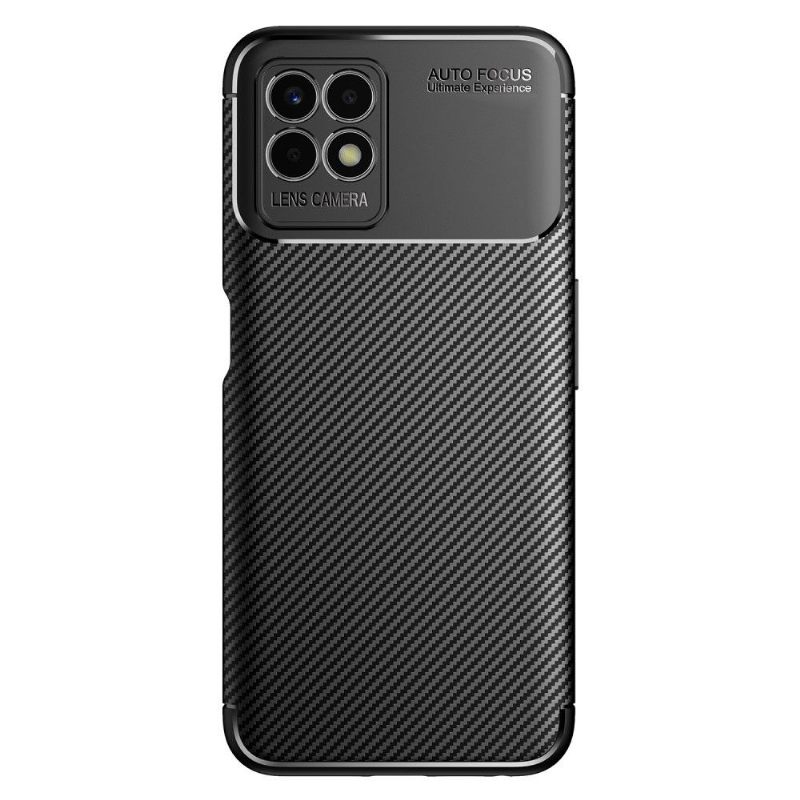 Hoesje voor Realme 8i Anti-fall Koolstofvezelstijl