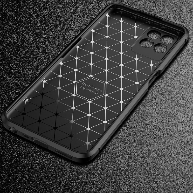 Hoesje voor Realme 8i Anti-fall Koolstofvezelstijl