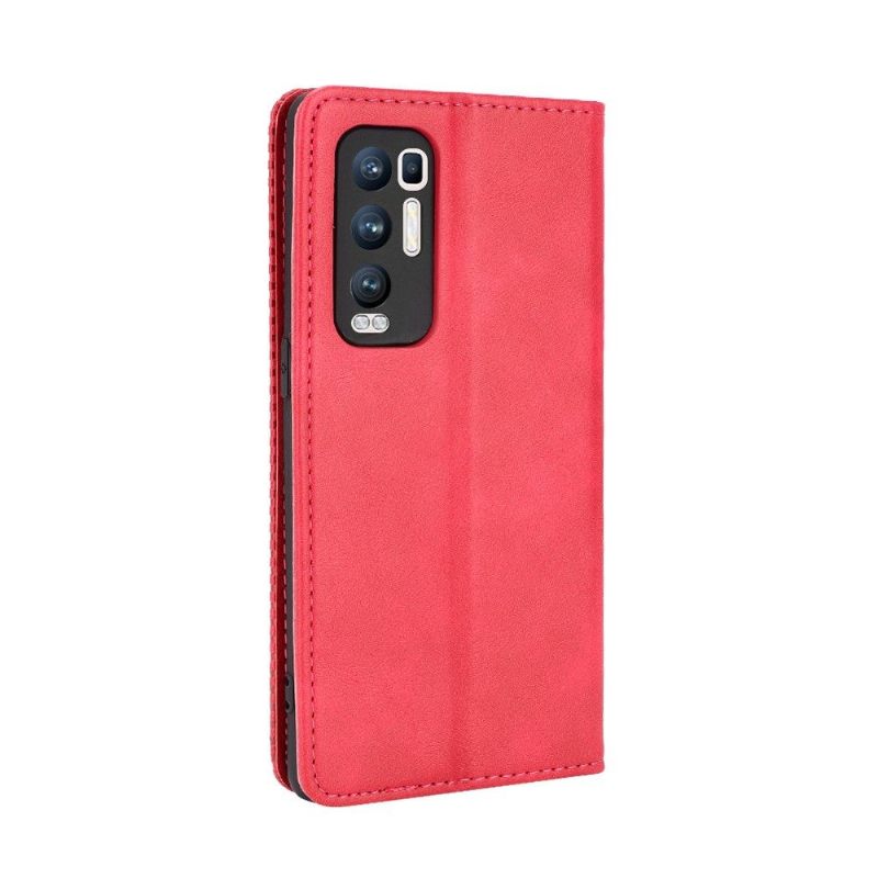 Cover voor Oppo Find X3 Neo De Lederen Stijl Cirénius