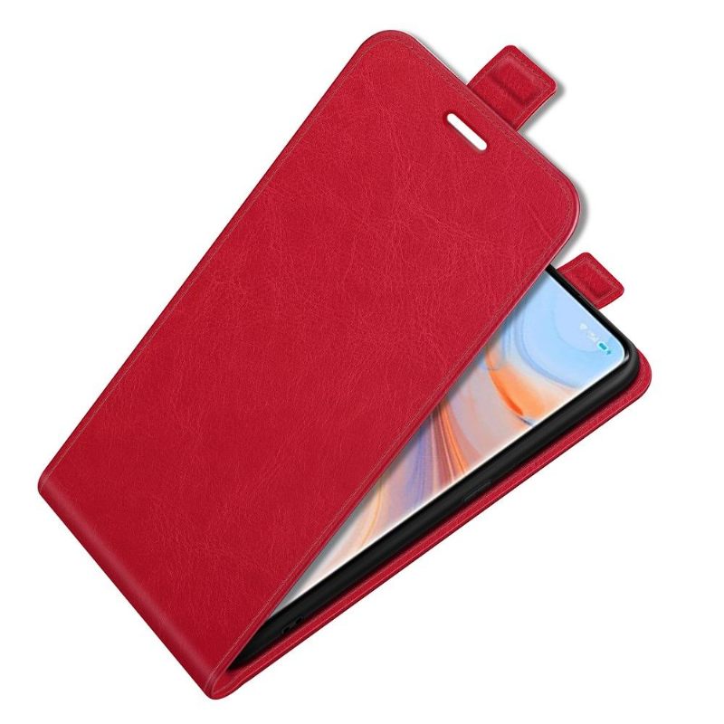Folio-hoesje voor Oppo Find X3 Neo Verticaal Kunstleer