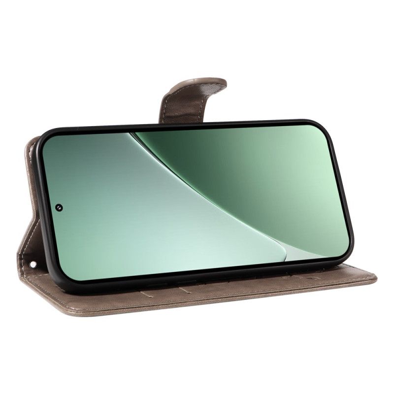 Bescherming Hoesje Xiaomi 15 Pro Bloemen- En Vlinderpatroon