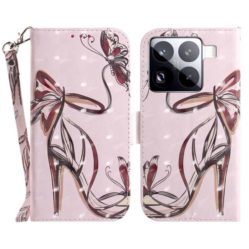 Bescherming Hoesje Xiaomi 15 Pro Hoge Hakken-bandje