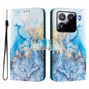Bescherming Hoesje Xiaomi 15 Pro Oceaanmarmer
