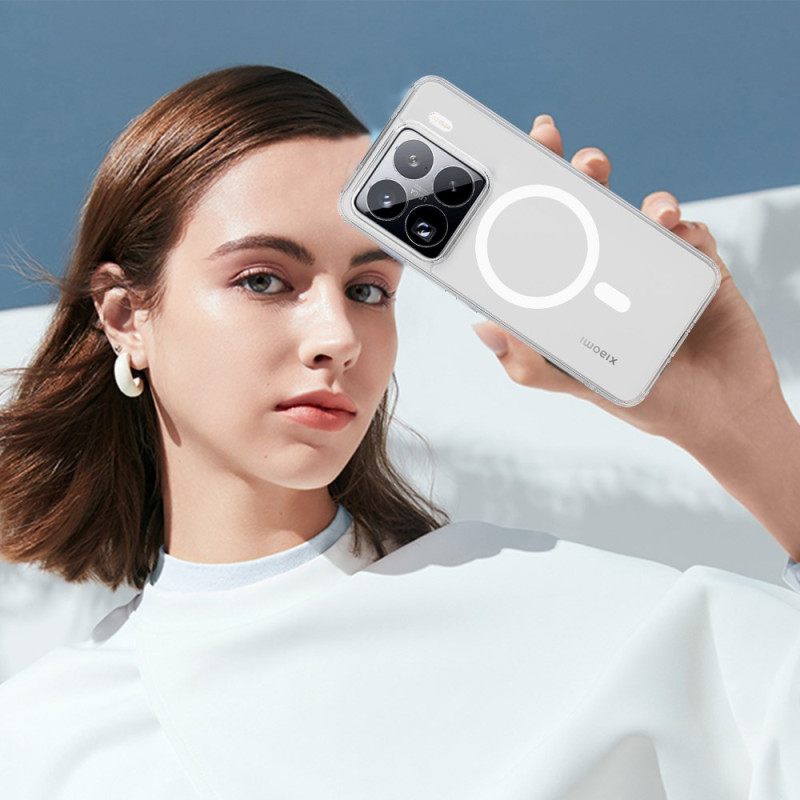 Case Hoesje Xiaomi 15 Pro Telefoonhoesje Transparant Magsafe-compatibel