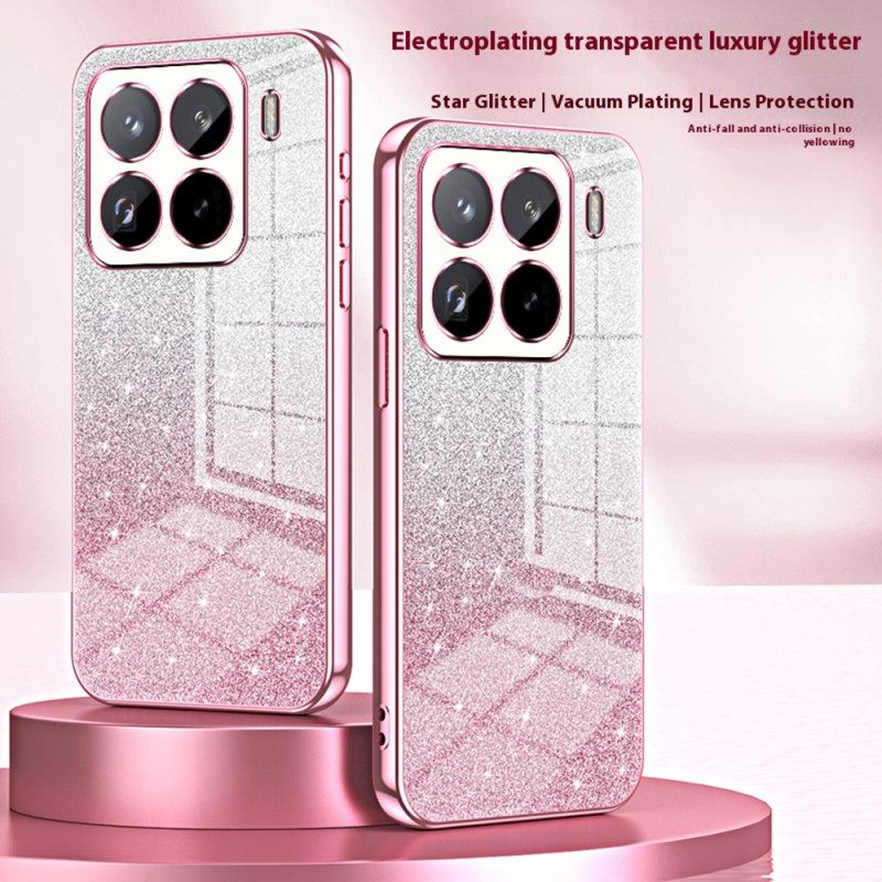 Cover Hoesje Xiaomi 15 Pro Telefoonhoesje Gradiënt Glitter
