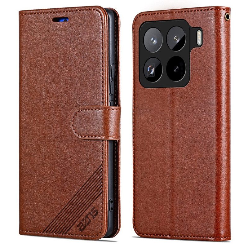 Flip Case Leren Xiaomi 15 Pro Azns