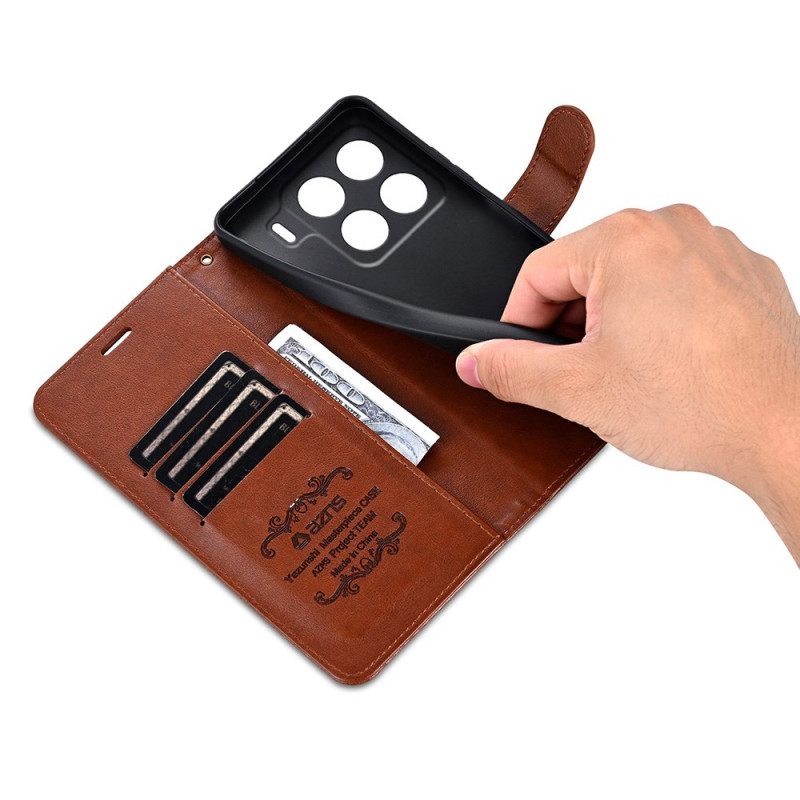 Flip Case Leren Xiaomi 15 Pro Azns