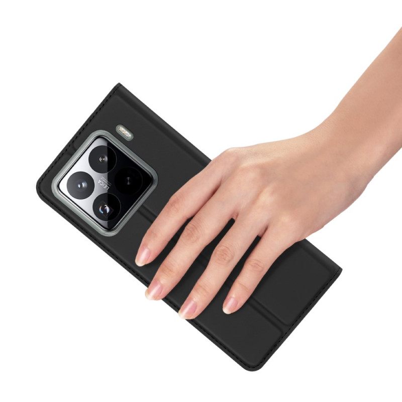 Folio-hoesje Voor Xiaomi 15 Pro Skin Pro Series Dux Ducis
