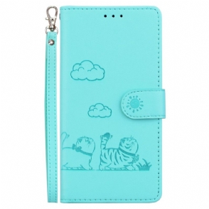 Folio-hoesje Xiaomi 15 Pro Rfid-blokkerend Kattenmotief