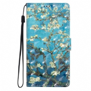 Folio-hoesje Xiaomi 15 Pro Telefoonhoesje 3d Bloeiende Takken