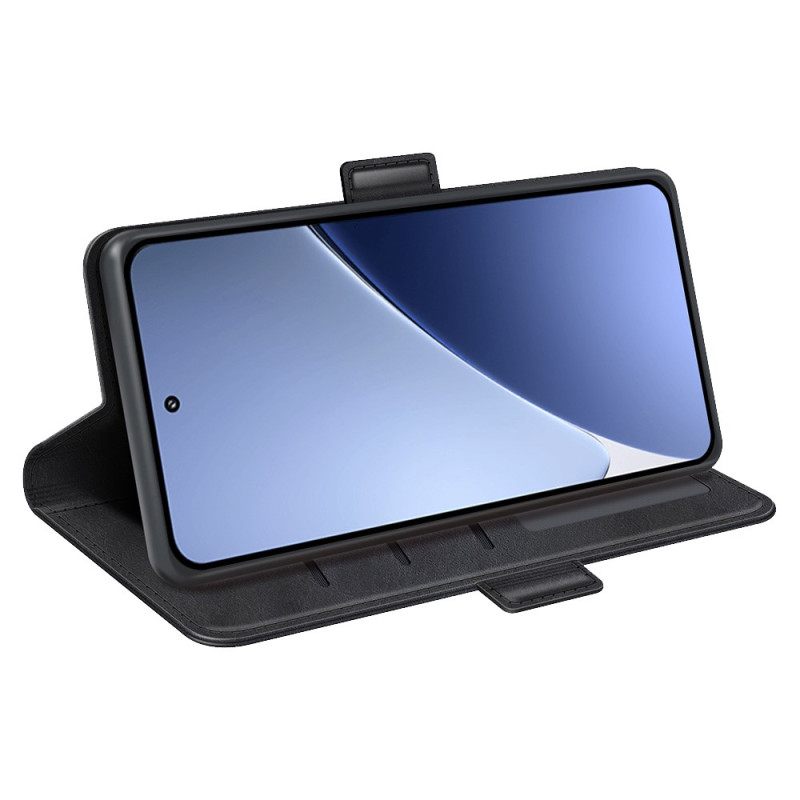 Folio-hoesje Xiaomi 15 Pro Telefoonhoesje Dubbele Sluiting