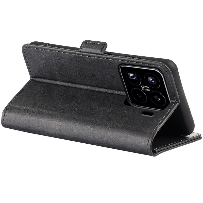 Folio-hoesje Xiaomi 15 Pro Telefoonhoesje Dubbele Sluiting