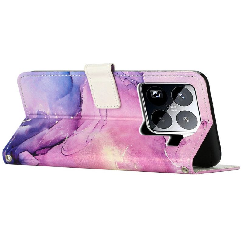 Folio-hoesje Xiaomi 15 Pro Telefoonhoesje Marmerlook