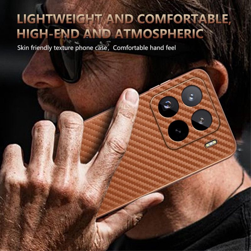 Hoesje Xiaomi 15 Pro Koolstofvezeltextuur Azns