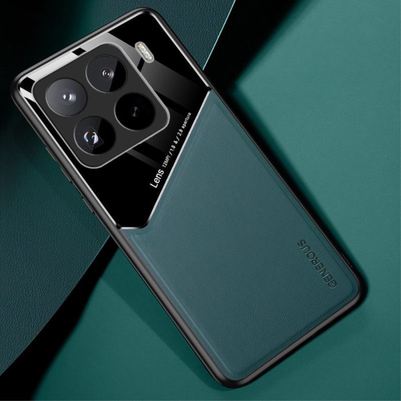 Hoesje Xiaomi 15 Pro Ultradun Imitatieleer Bescherming Hoesje