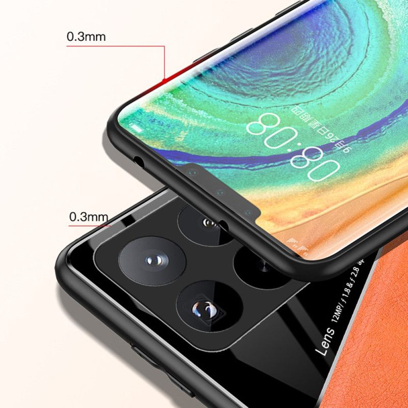 Hoesje Xiaomi 15 Pro Ultradun Imitatieleer Bescherming Hoesje