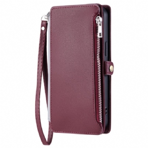 Leren Hoesje Voor Xiaomi 15 Pro Premium Bandje En Schouderband