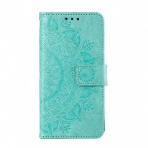 Leren Hoesje Voor Xiaomi 15 Pro Sleutelkoord Met Zonmandala