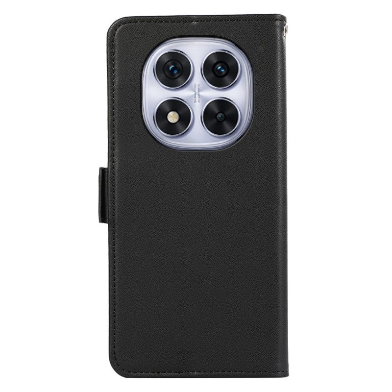 Bescherming Hoesje Poco X7 5g Abeek Rfid-portemonnee