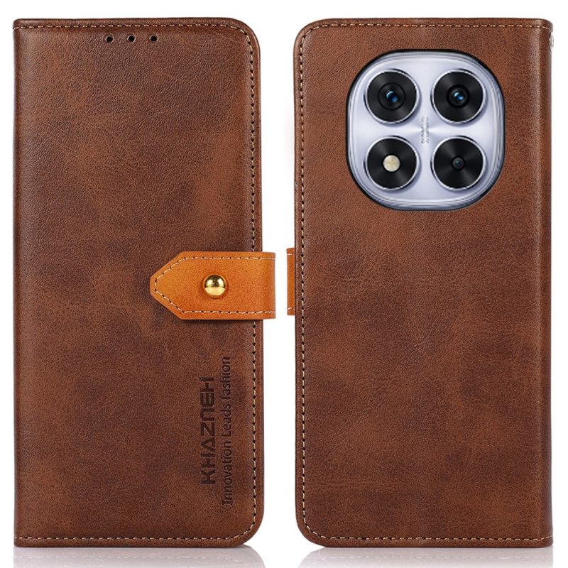 Bescherming Hoesje Poco X7 5g Gouden Sluiting Khazneh