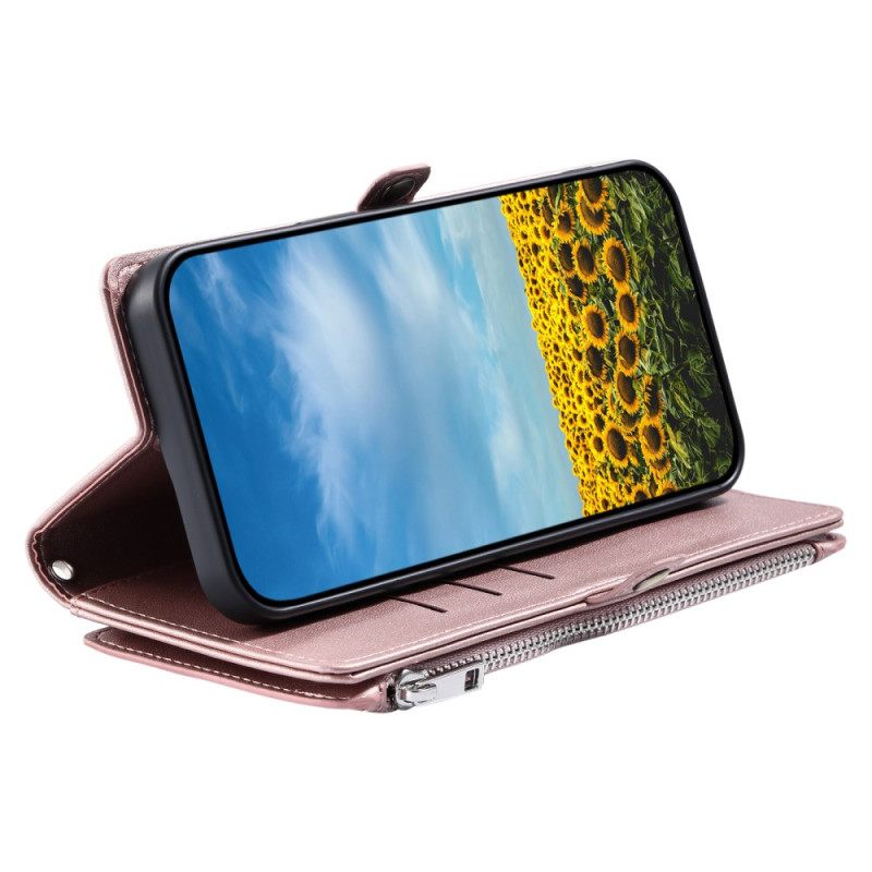 Bescherming Hoesje Poco X7 5g Portemonnee En Sleutelkoord