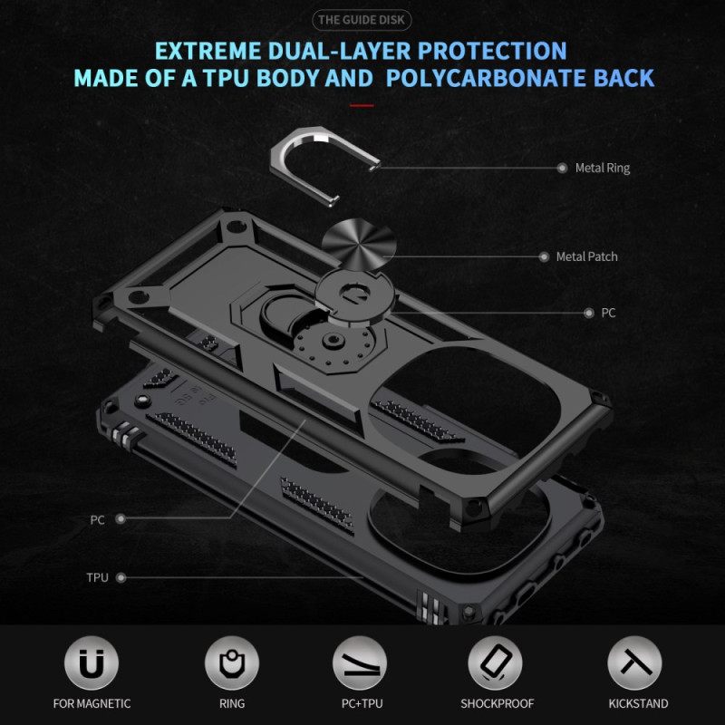 Cover Hoesje Poco X7 5g Telefoonhoesje Ultra-bestendige Ringhouder