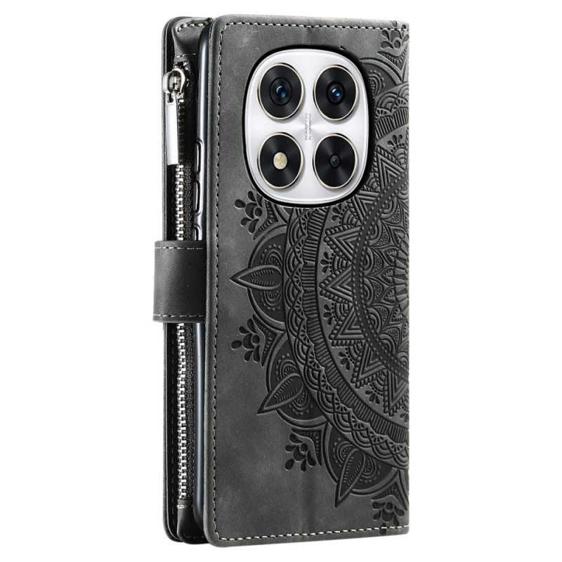 Cover Poco X7 5g Mandala Suède-effect Portemonnee Bescherming Hoesje