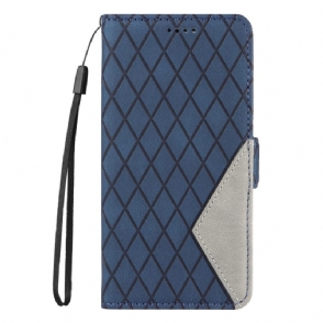 Flip Case Leren Poco X7 5g Diamanten