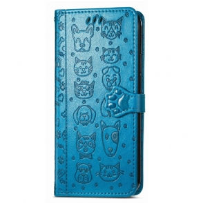 Folio-hoesje Poco X7 5g Geanimeerde Dieren