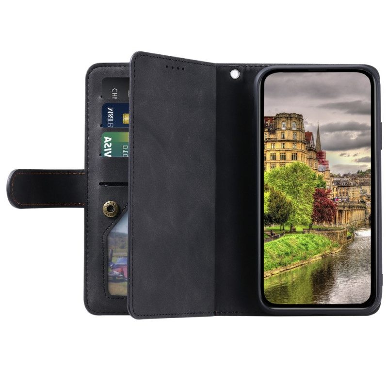 Folio-hoesje Poco X7 5g Telefoonhoesje 9 Kaartsleuven