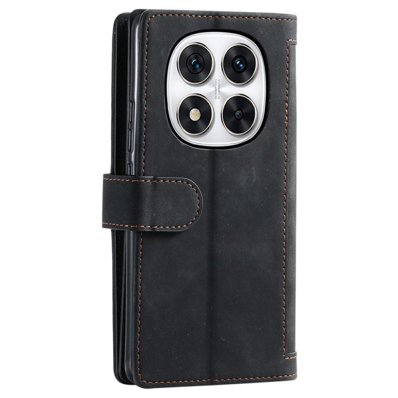 Folio-hoesje Poco X7 5g Telefoonhoesje 9 Kaartsleuven