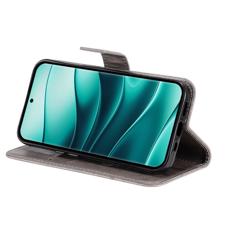 Folio-hoesje Poco X7 5g Telefoonhoesje Boom En Kat